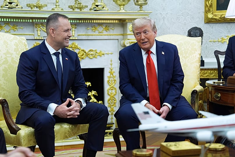 Nawrocki és Trump a Fehér Házban, 2025 szeptember 3. 