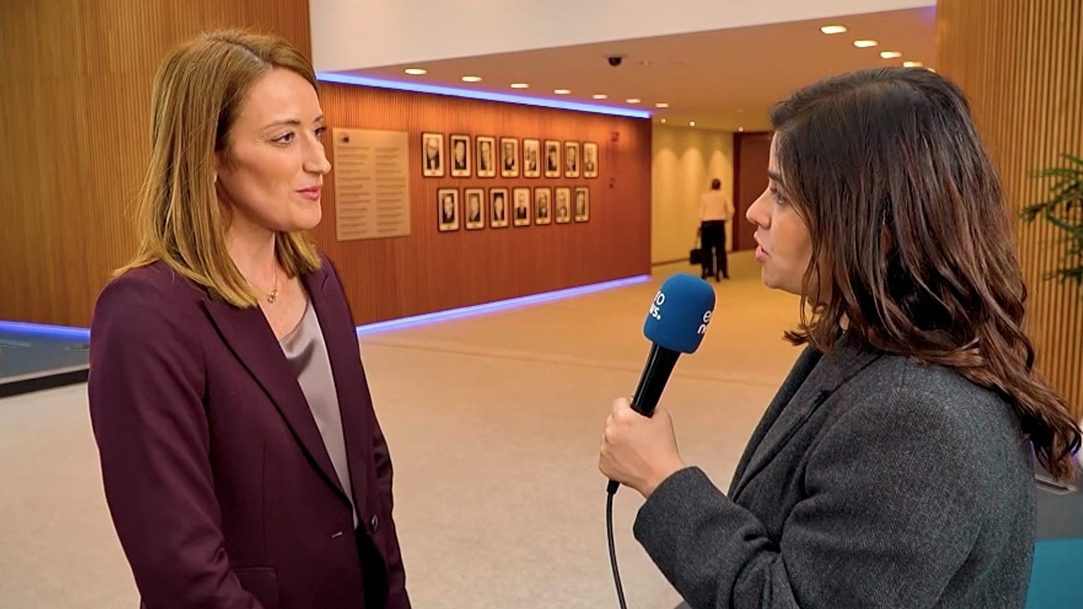 EU editor Maria Tadeo interviews European Parliament President Roberta Metsola