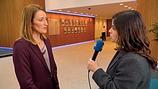 EU editor Maria Tadeo interviews European Parliament President Roberta Metsola