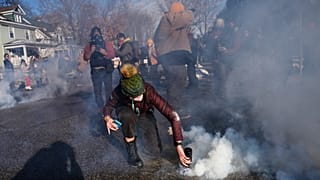 Manifestantes en Minnesota