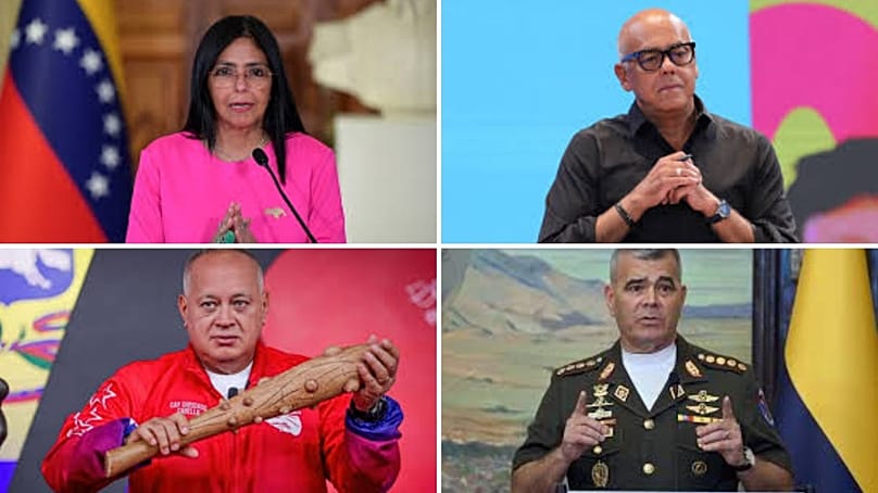 A Rodriguez testvérek (felül), Cabello és Padrino (alul)