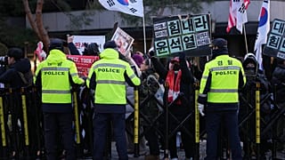 Supporter dell'ex presidente in Corea del Sud