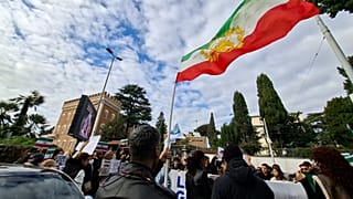 Manifestazione a Roma in solidarietà col popolo iraniano