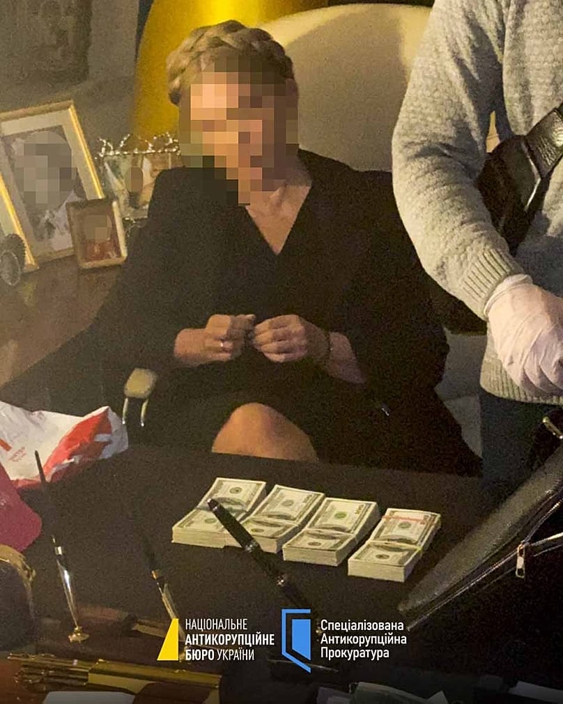 NABU and SAPO photo of the raid, January 13, Kyiv, Ukraine 