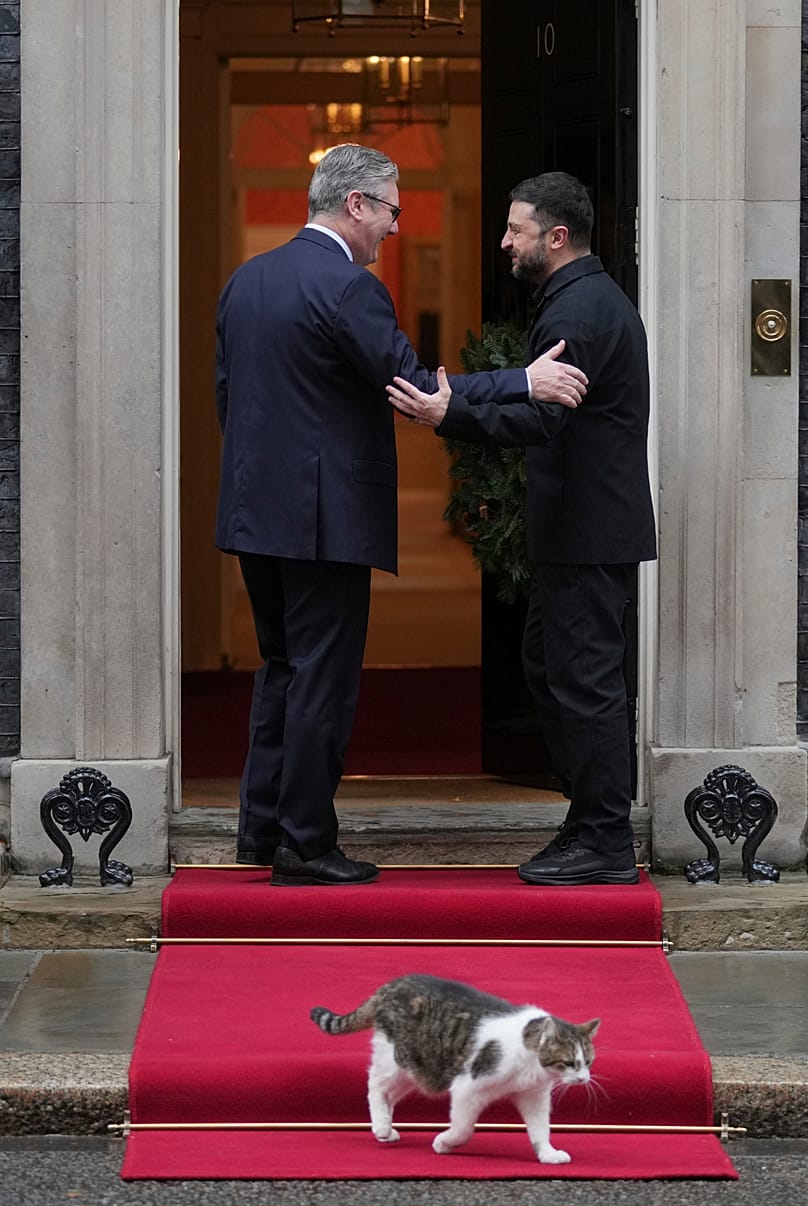 Starmer és Zelenszkij Londonban
