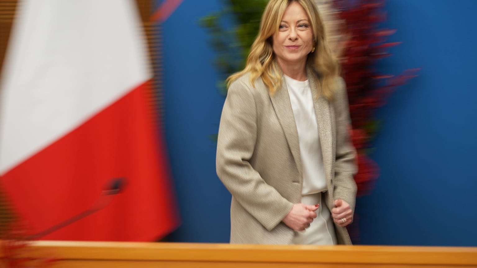 La presidente del Consiglio Giorgia Meloni