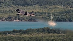 ABD'ye ait bir F-35 savaş uçağı, Porto Riko'da görülüyor, 3 Kasım 2025