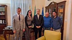 Luigi Gasperin all'ambasciata italiana a Caracas