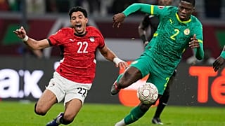 منتخب مصر والسنغال في معلب طنجة بالمغرب