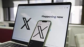The X landing page.