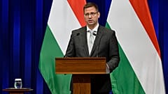 Gulyás Gergely, a Miniszterelnökséget vezető miniszter a Kormányinfó sajtótájékoztatón a Karmelita kolostorban 2026. január 15-én