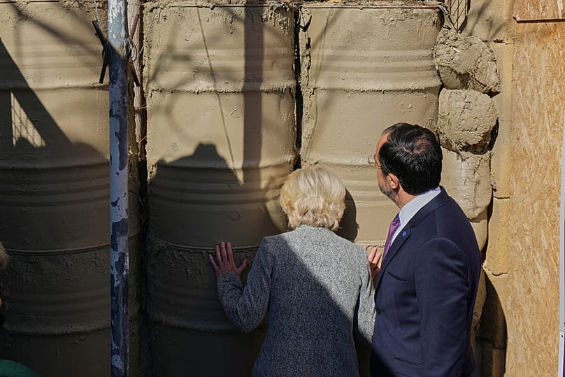 Νίκος Χριστοδουλίδης και Ούρσουλα Φον Ντερ Λάιεν στην Πράσινη Γραμμή