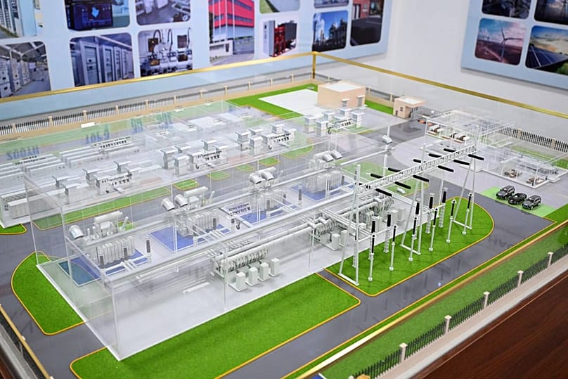 Plan of the trigeneration plant and the first mini-station in the area