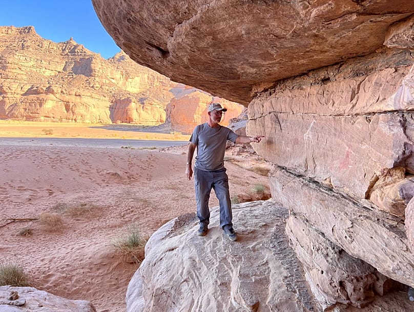 Didier Goudant, francuski prawnik mieszkający w Portugalii, dołączył do Wilcoxa podczas ubiegłorocznej wyprawy na południe Libii.