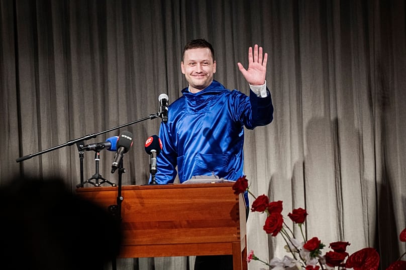 Greenland’s Prime Minister Jens-Frederik Nielsen at the cultural centre Nordatlantens Brygge in Copenhagen, 15 January, 2026