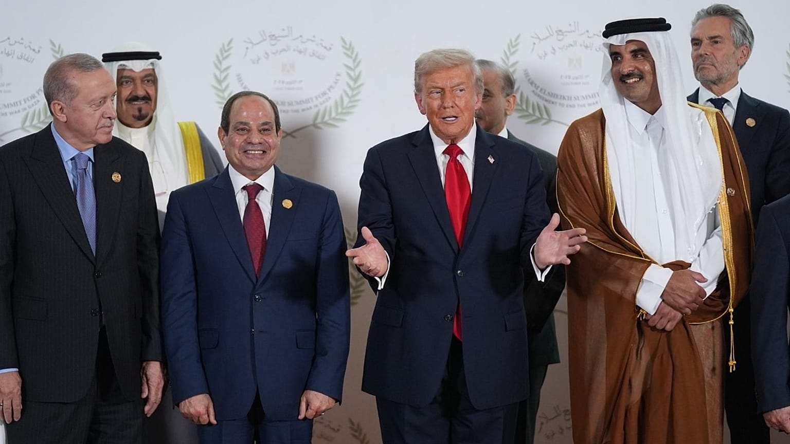 دیدار ترامپ با رهبران چند کشور عربی در مصر