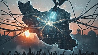 عکس تزئینی از قطعی کامل اینترنت در ایران در پی اعتراضات سراسری