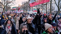 Protesters take to the streets of Berlin in solidarity with Iran, January 2026