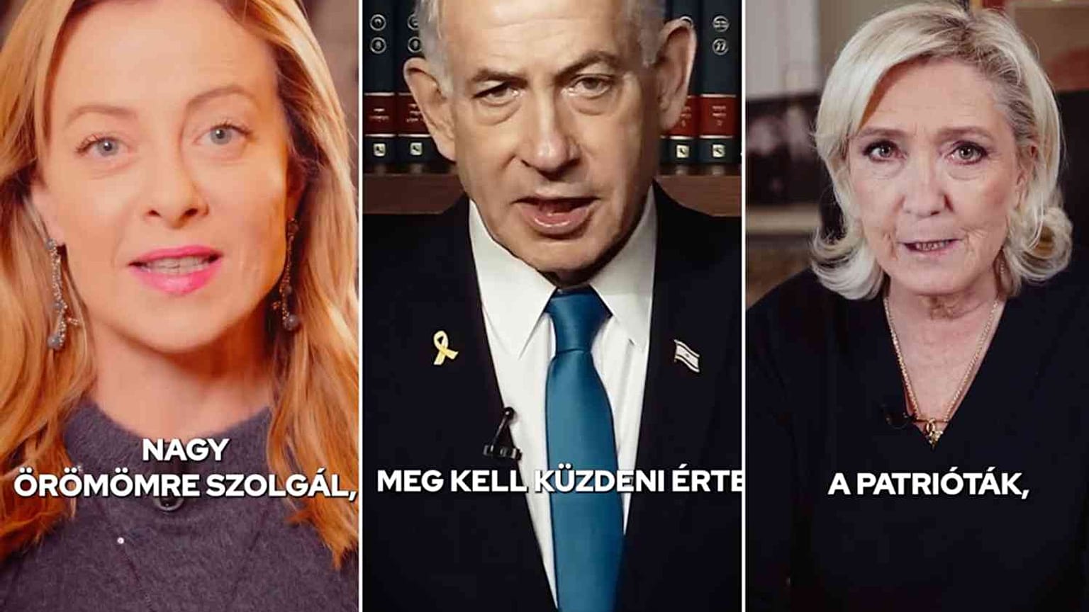 Orban'a destek videosunda konuşan liderler