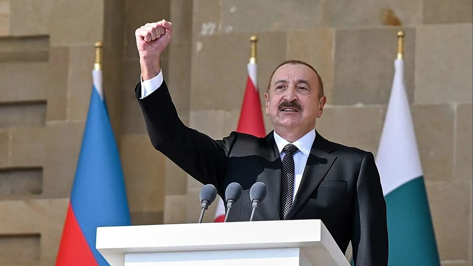 Azebaijan's President Ilham Aliyev