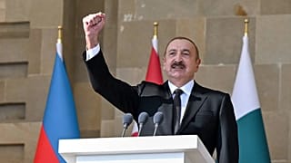 Azebaijan's President Ilham Aliyev