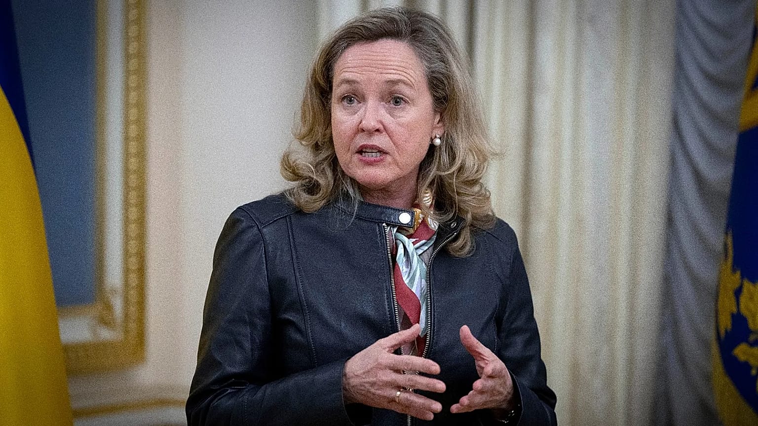 President of the European Investment Bank Nadia Calviño.