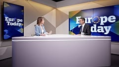 Griechenlands Ministerpräsident Kyriakos Mitsotakis in unserer Sendung "Europe Today"