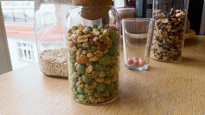 Auch in der Kaffee- und Snackpause wird bei FoodLabs Wert auf nachhaltige Ernährung gelegt.