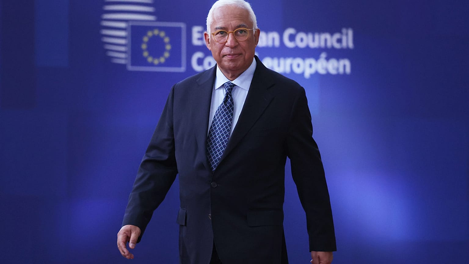 ARQUIVO (18.12.2025): O presidente do Conselho Europeu, António Costa, chega à Cimeira da UE em Bruxelas