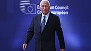 ARQUIVO (18.12.2025): O presidente do Conselho Europeu, António Costa, chega à Cimeira da UE em Bruxelas