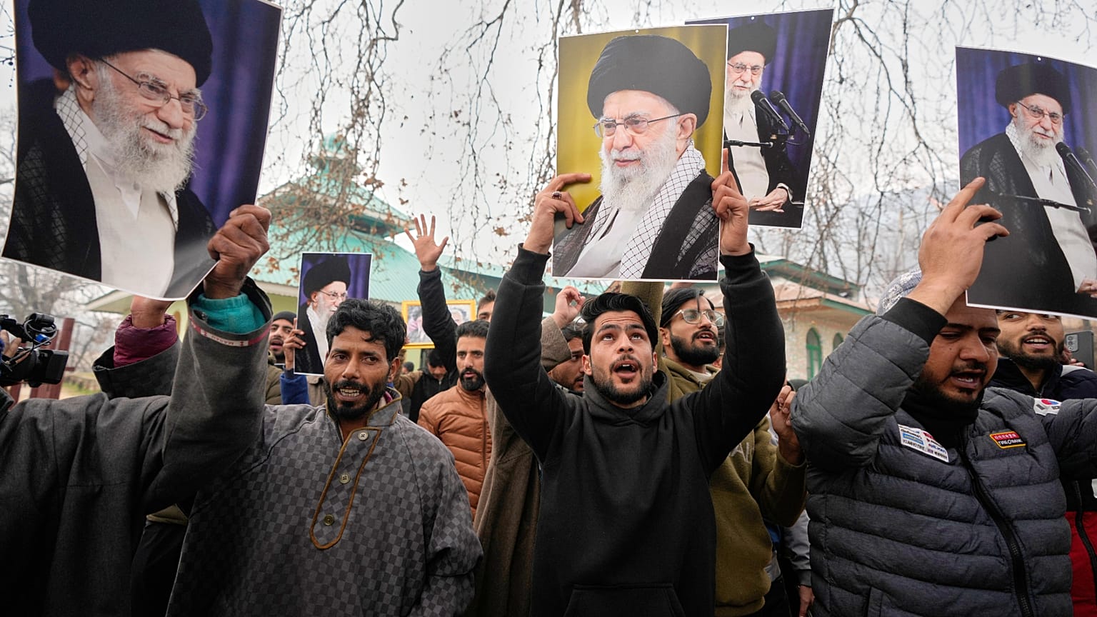 Manifestación en Irán contra Jamenei, imagen de archivo.