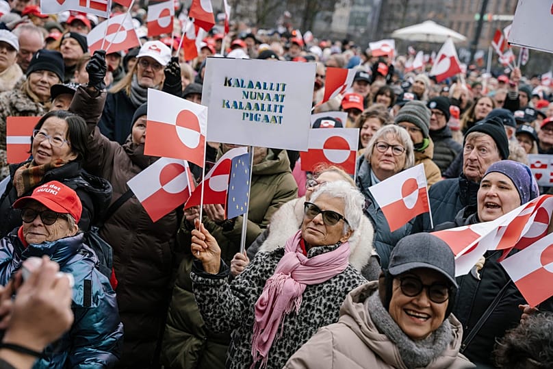 Tüntetés Grönlandért Koppenhágában