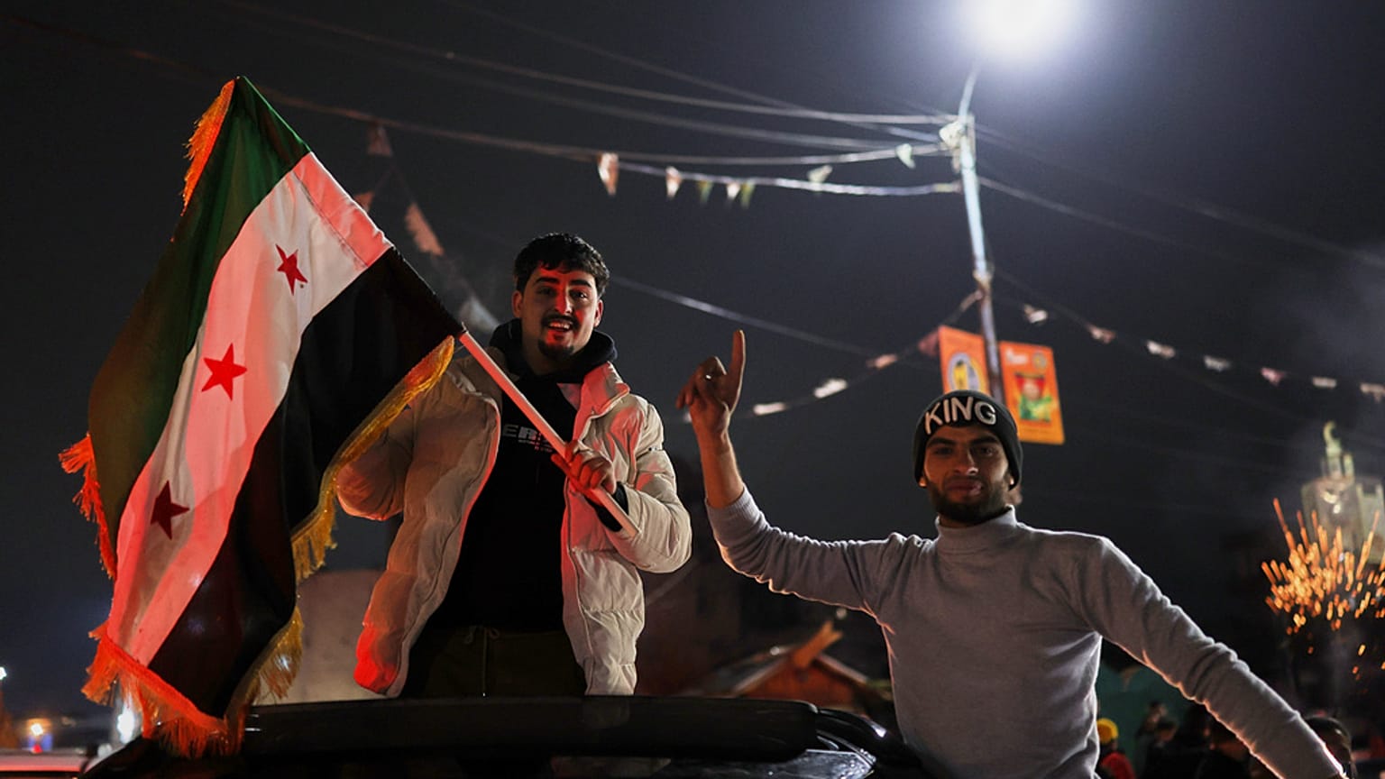 Πανηγυρισμοί στην Συρία