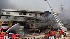 Pakistan'da yangın