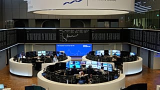 Stock market in Frankfurt, Germany. 16 April 2025.