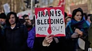 Protesters participate in a demonstration in support of the nationwide mass protests in Iran against the government in Berlin, 18 January, 2026