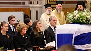 Στιγμιότυπο από την κηδεία της Ειρήνης