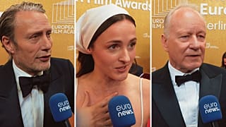 Mads Mikkelsen, Renate Reinsve and Stellan Skarsgård on EFA 2026 red carpet