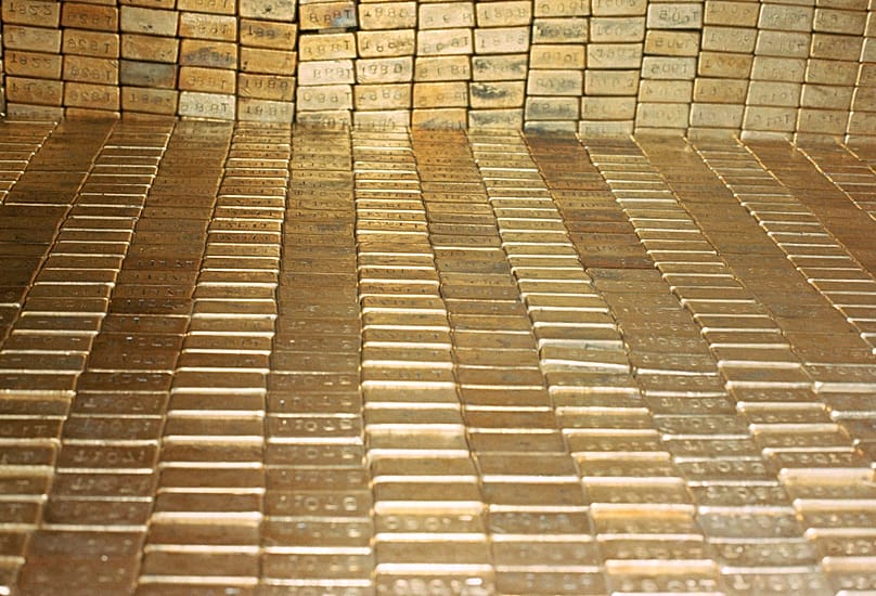 The US Depository at Fort Knox opened for inspection for members of Congress, 24 September, 1974