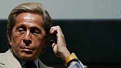 Lo stilista Valentino Garavani nel 2007