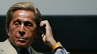 Lo stilista Valentino Garavani nel 2007