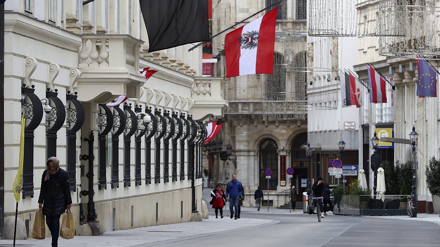 Utca Bécs belvárosában