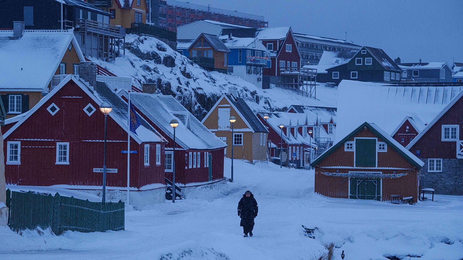 Nuuk, Grönland, 19 Ocak 2025.