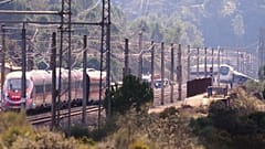 Los dos trenes implicados en el accidente en España, uno perteneciente a la empresa Iryo controlada por Ferrovie dello Stato