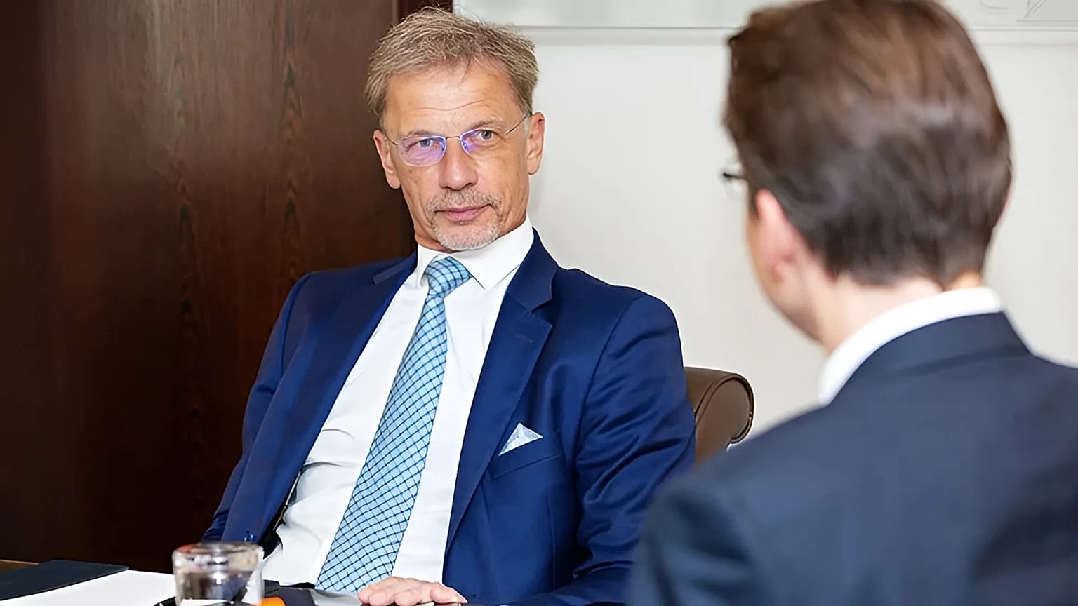 ARŞİV: Hırvatistan Merkez Bankası Başkanı Boris Vujcic bir toplantıda