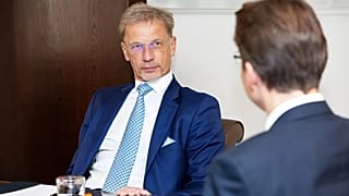 ARŞİV: Hırvatistan Merkez Bankası Başkanı Boris Vujcic bir toplantıda