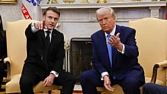 Donald Trump und Emmanuel Macron im Weißen Haus