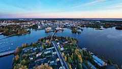 Luftbild von Oulu