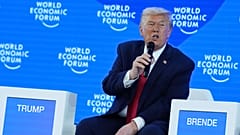 Präsident Donald Trump spricht am 21. Januar 2026, während der Jahrestagung des Weltwirtschaftsforums in Davos