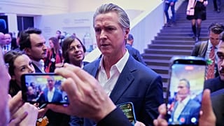 California Governor Gavin Newsom is seen during the Annual Meeting of the World Economic Forum in Davos, 20 January, 2026